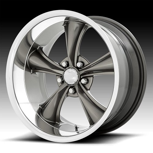 American Racing VN338 Boss TT Graphite Custom Wheels 1